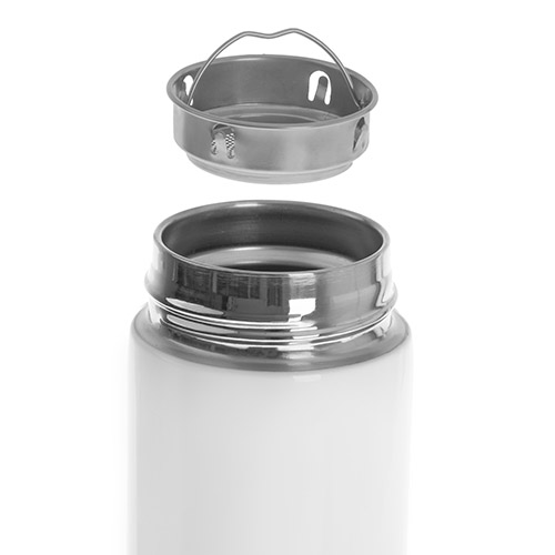 Termoska Adler s LED displejom 473 ml biela